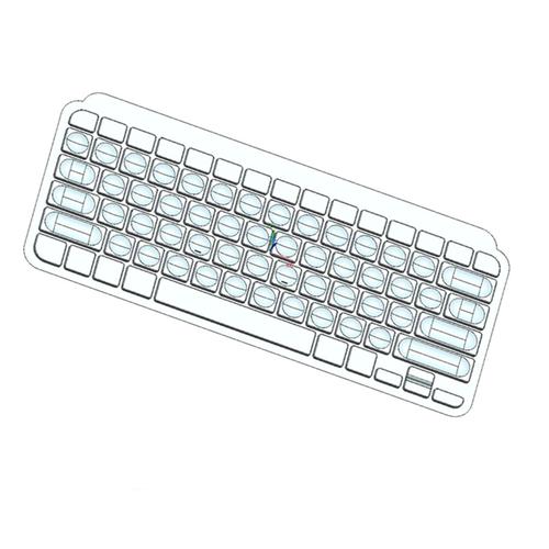 定制笔记本键盘膜台式机键盘膜开发定制抄数画图模具开发产品包装